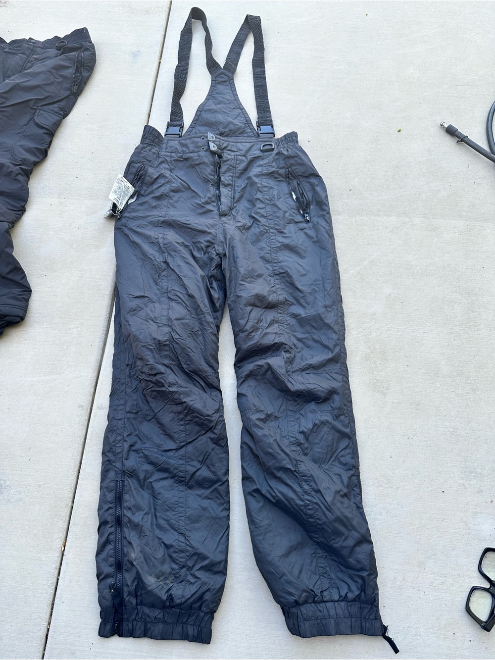 Ski Tique Black Insulated Bib Snow Pants Men’s Medium Ski Snowboard